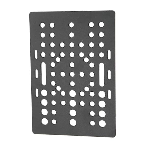 Gantrybord i høyfast aluminium, svarteloksert, lineær universalguide for 3D-skriver for fresebord