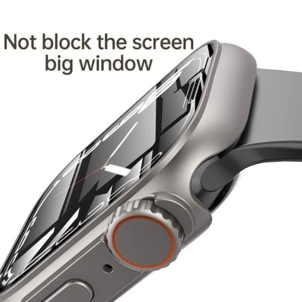 Switch til Ultra Case PC hærdet glas titanium 45MM-45MM titanium 45MM-45MM