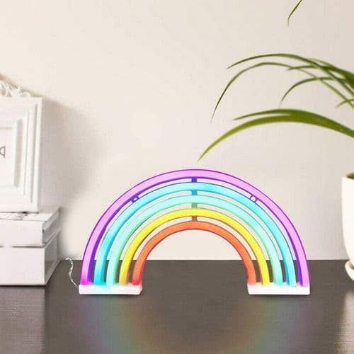 LED Neonljusskylt Rumdekor LED Neon Nattljus Batteridriven och