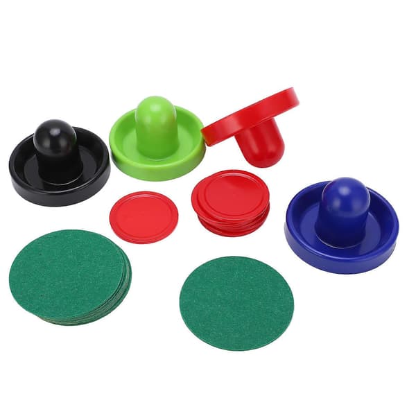 Tillbehörsset för hockeyspel, ersättningspuckar och pushers