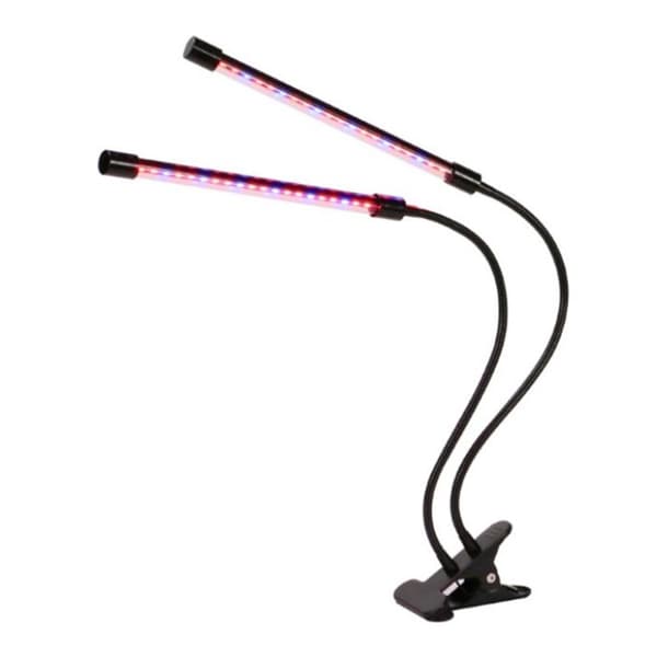 Plant Lamp Spectrum Clip Plant Lamp with Red White LED for Indoor Plants, Dimmable USB Interface
