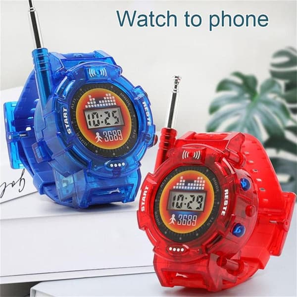 2 walkie-talkies barnradio med 150 meters räckvidd