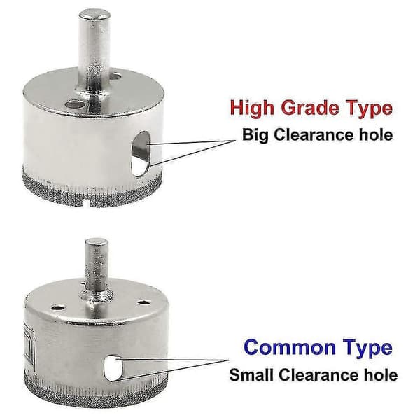 130 mm diamantborekroner, hulsave til glas, keramik, porcelæn, fliser, marmor, granit