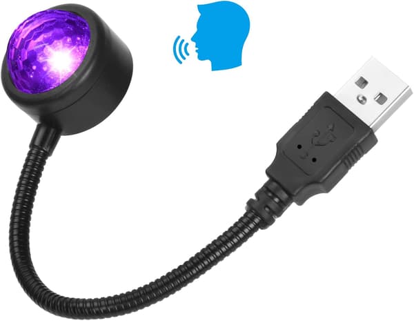 Biltaklys, Mini Romantisk LED Innvendig Biltaklys med Stemme
