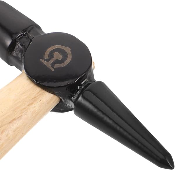 Pointed Railway Hammer 40 cm with Wooden Handle Electrician's Hammer