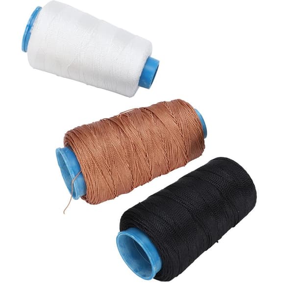 3 st Bonded Nylon Tråd Dragon Rep Sömnad Läder Jeans Vävning Hår Broderiverktyg
