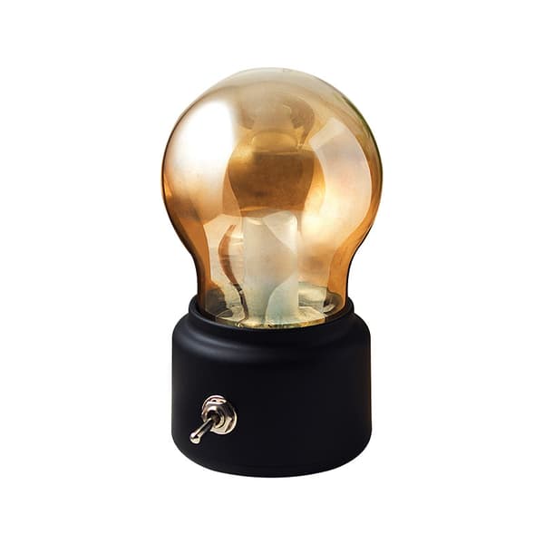 LED-lampe Retro Nattlys Oppladbart Batteri Armatur Bord