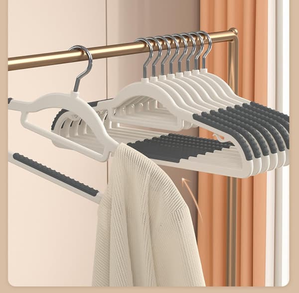 Hanger Non-marking Hanger Dry and Wet Hanger [10pcs] Orange