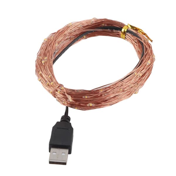 Frontlykter, USB-drevne frontlykter, julebelysning, fe KLB