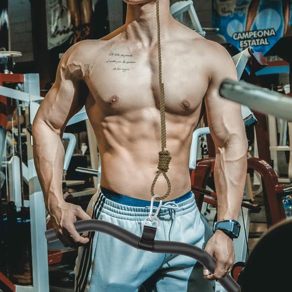 LAT Pulldown Attachment Steel Pull-Up Bar for Biceps and Back Training