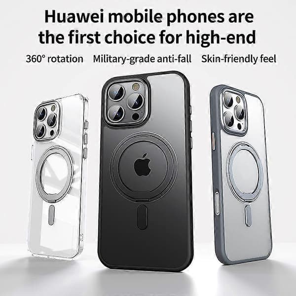 Fodral för iPhone 16 Pro Kompatibelt med MagSafe Stativ Hybrid Telefonskydd
