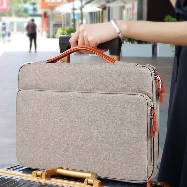 Laptop Bag - 14.1-15.4\" Universal Size - Waterproof Laptop Khaki