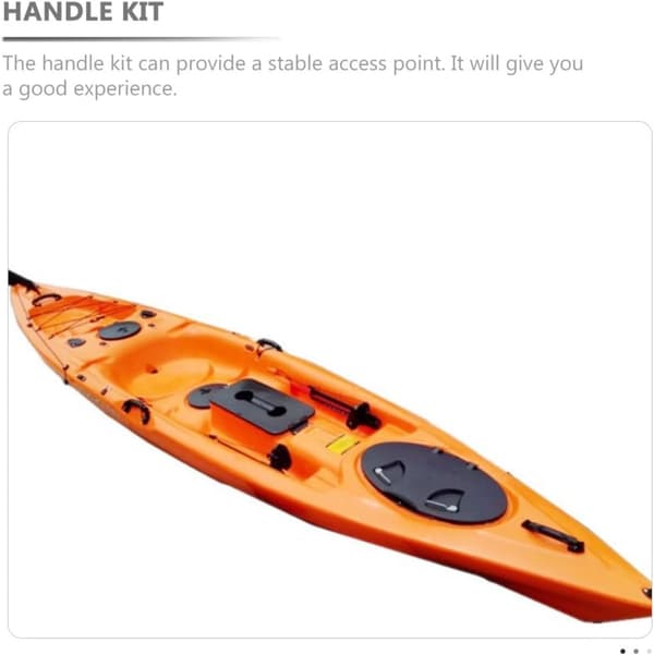 Kayak Handle Kit with T-Shaped Pull Handles and Drain Plug Screws for Kayak Accessories