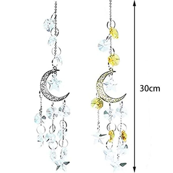 Indoor Hanging Crystal Chandelier 2-Piece Car Pendant