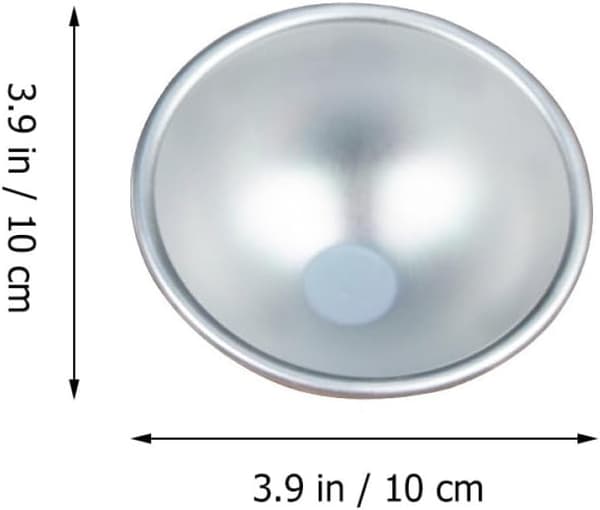 6 stk Paiform Muffinsform Aluminiumlegering Bakeverktøy Lettvekt Jevn Baking DIY Kjøkkenbakeform