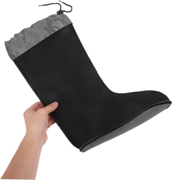 Men's Insulated Winter Boot Liners with Adjustable Cuff, Thick Warm Rain Boot Socks
