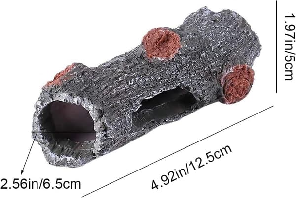 1 Piece Aquarium Decoration Realistic Resin Tree Trunk