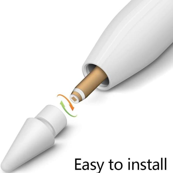 Kompatibel med Apple Pencil-spetsar, 4-pack, mycket känslig iPencil-spets