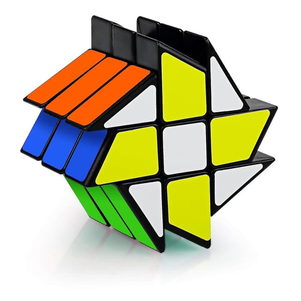 Magic Cube Fenghuolun 3x3, Speed Puzzle Cube Smooth Sticker 3D Puzzle Cube Brain Teaser Educational Toy for Kids Boy