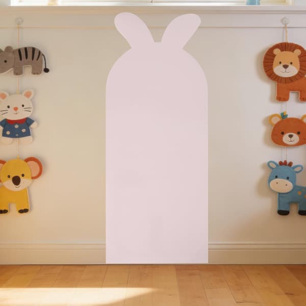 Rabbit Ear Whiteboard Sticker Dry Erase Board Self-Adhesive for Wall Peel and Stick Wallpaper Blackboard