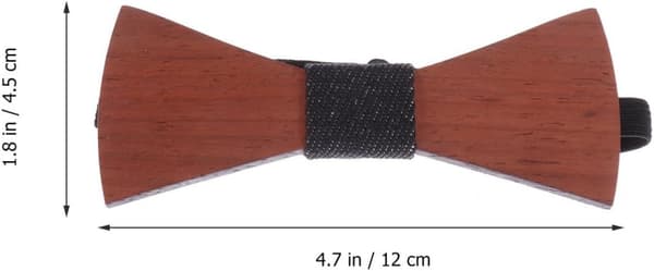 Sløyfe i tre for menn, justerbar stropp, én størrelse