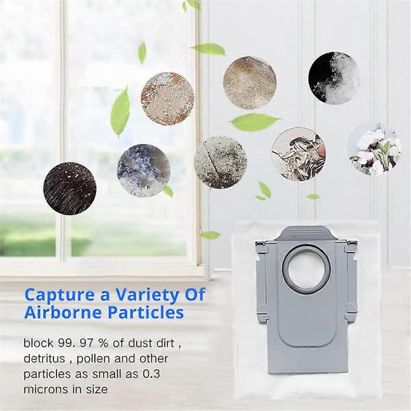 Støvpose til Roborock Q Revo MaxV / Roborock P10 Pro Robotstøvsuger Reservedele Støvpose 6PCS