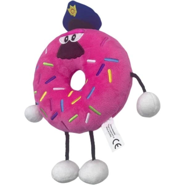 Hjernespil plyslegetøj, søde doughnut plyslegetøj bløde tøjdyr