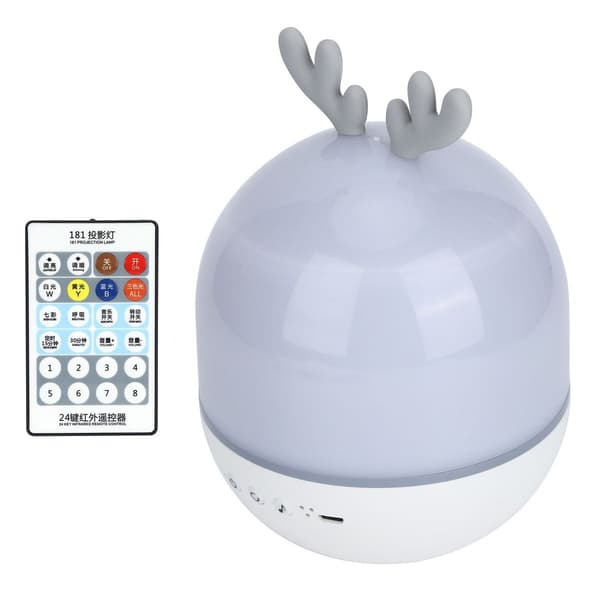 Mini USB-fjernkontroll for 360-graders roterende projeksjonslampe KLB