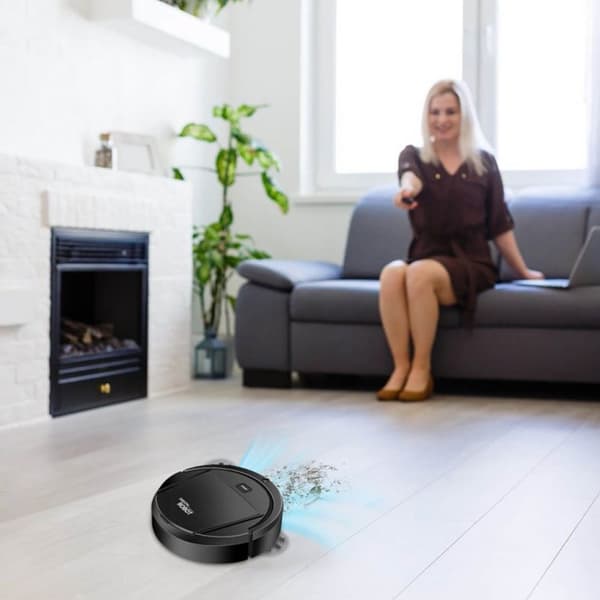 3-in-1 Robotic Vacuum Cleaner and Mop, Advanced Suction Technology Without Roller Brush, Wi-Fi-Enabled Smart Navigation, Rechargeable Battery