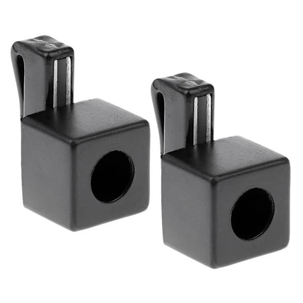 2-pak Pool Billard Snooker Kø Kridt Holder - Magnetisk med Bælteclips