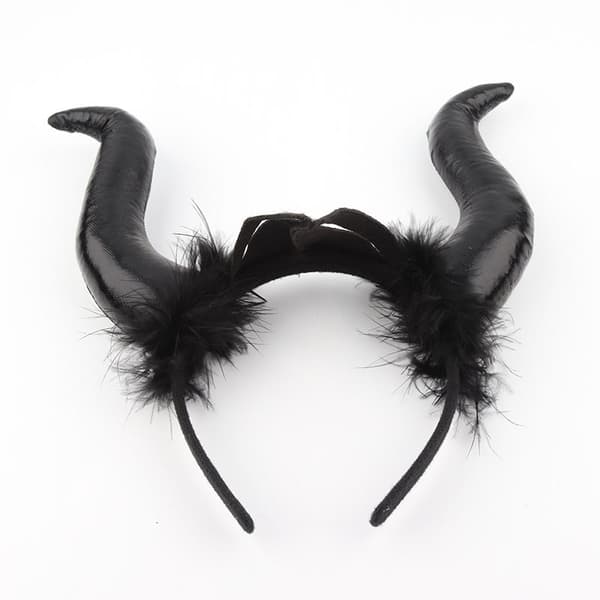2-pack Halloween pannband reflekterande tyghorn diadem nytt