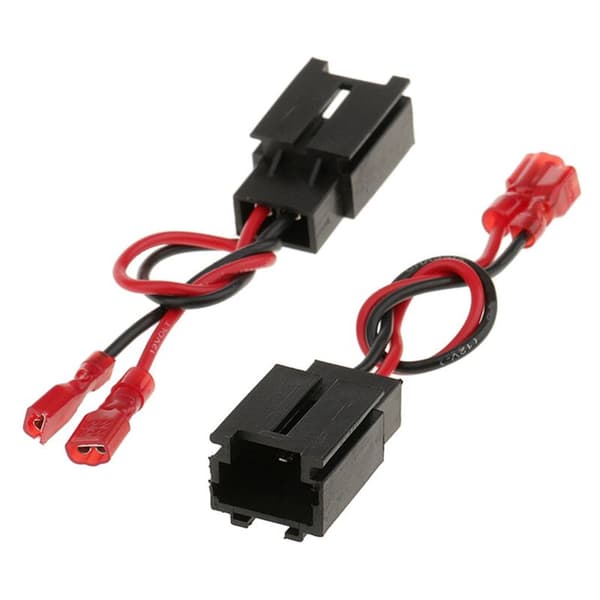 2 pcs Audio Speaker Wire Adapter Connector Studio Cable Harness for C2for/206 1999-2015