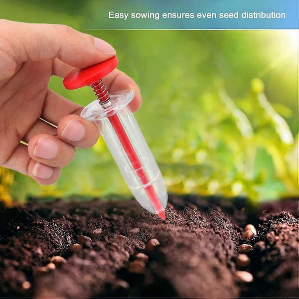 Super Seeder, 2 st frödispenser, mini trädgårdshandverktyg, Seedmaster mini såmaskin för trädgårdssådd