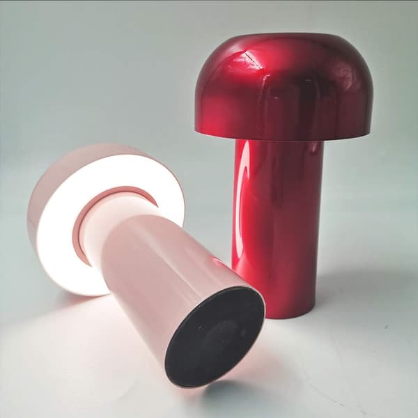 3W LED Mushroom Table Lamp (Pink) Pink
