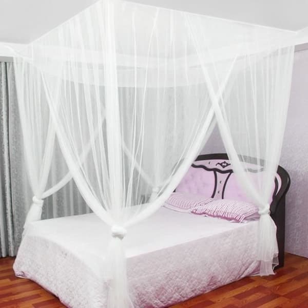 Myggnetting Baldakin - 190x210x240cm - Polyester - Hvit
