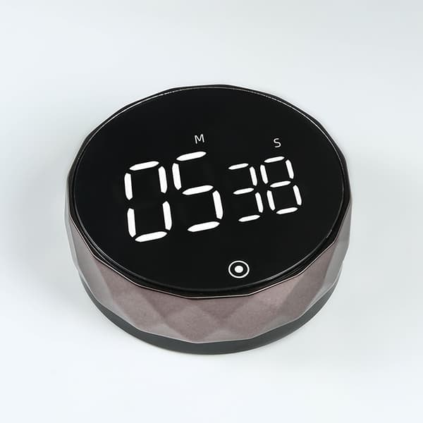 Roterende nedtellingstimer kjøkken magnetisk LED LCD baktimer stor skjerm påminnelse A