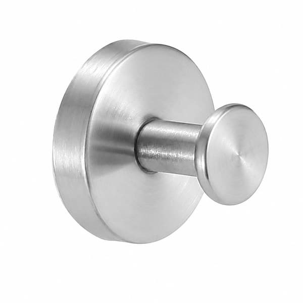 Stainless Steel Suction Cup Hook, No Drilling, Traceless, for Kitchen Bathroom, Silver, 1-Pack