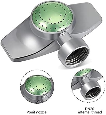Metalsprinkler til haveplæne, grøn, 3 stk. grøn