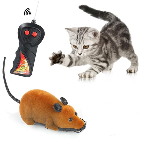 Mini Remote Control Mouse Mice Cat Toy Funny Prank for Adults KLB