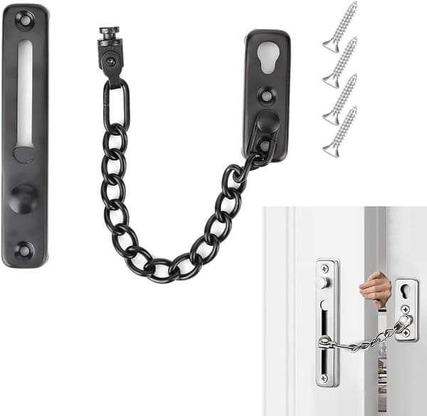 Dörrlåskedja, Dörrsäkerhetskedja, Stöldskyddskedja för dörr