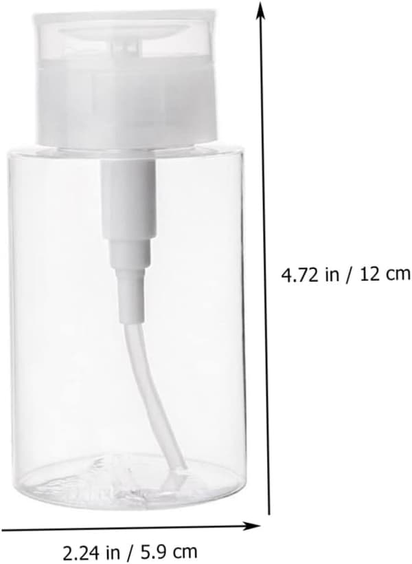 Press-top travel storage bottles 2pcs 300ml leak-proof reusable lotion and liquid holders