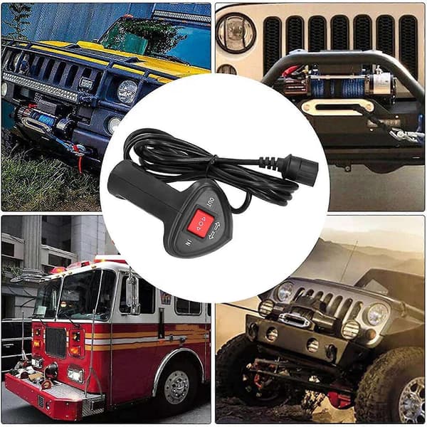 Universal Electric Winch Remote Control with 2.8m Cable Control Winch Remote Control