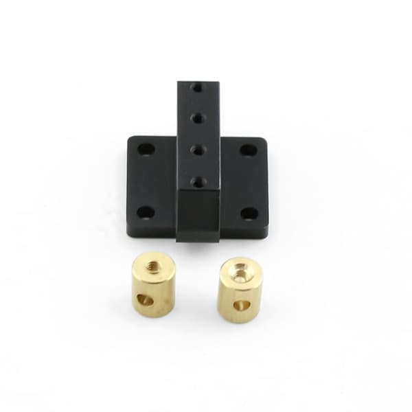 Metall Differensialsperre Hurtigklemmebrakett med Messingsøyle for 1/14 RC Traktor Lastebil Bil Oppgraderingsdeler