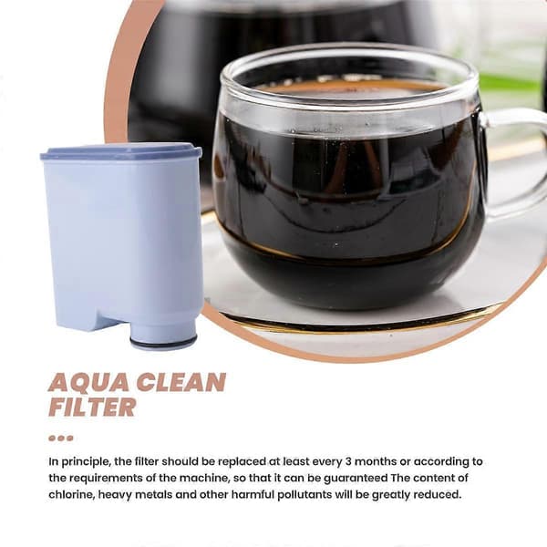 4-pak kaffemaskinefilter til CA6903, vandfilter til kaffemaskine (FMY) Blå Blue