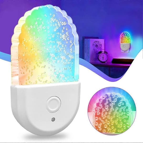 dekorativ plug-in natlampe æstetisk til stuen Nem Plug-and-Play-installation Moderne stueindretning