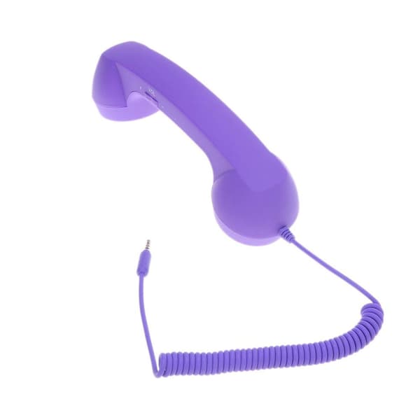 Retro Klassisk 3,5 mm Telefonhåndsett Mini Mikrofon Telefonsamtalemottaker For Smarttelefon