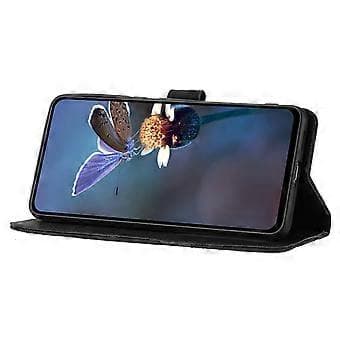 Fodral för Samsung Galaxy A16 5G/A16 4G, blommönstrad läderplånbok med handledsrem, Stil A Style A