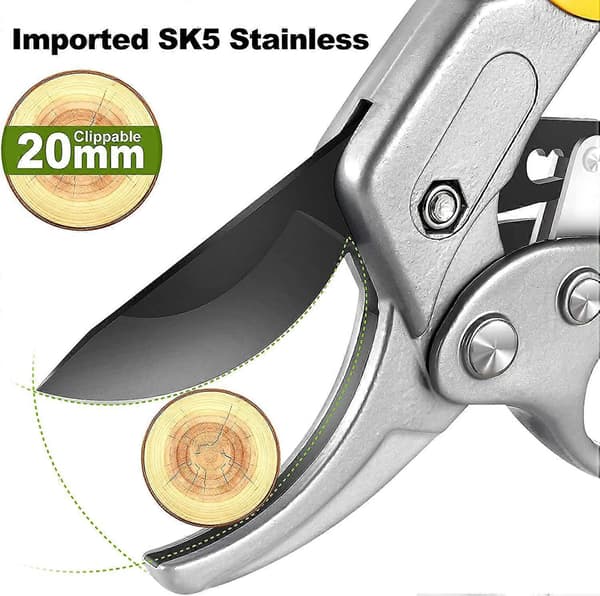 Garden Shears, German Pruning Shears, Ratchet Pruning Shears, 3 Times Easier Work, Garden Tools