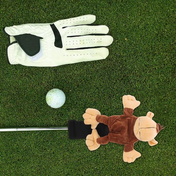 Nyhed Abe Driver Headcover til Golfkøller - Sødt Dyreplys Træbeskyttelsescover