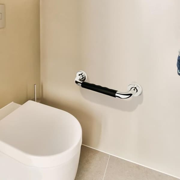 Toiletgreb, sæt med 2, 30 cm, skridsikkert badeværelsesgreb, brusegreb i rustfrit stål til ældre/handicappede/børn/gravide